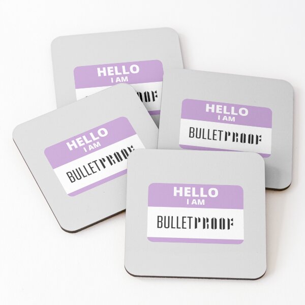 Item preview, HELLO I AM BULLETPROOF  designed and sold by Colorful-Inspo.