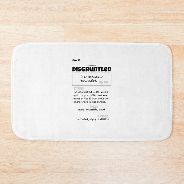 Item preview, November 13 Disgruntled designed and sold by Square Root of Squid.
