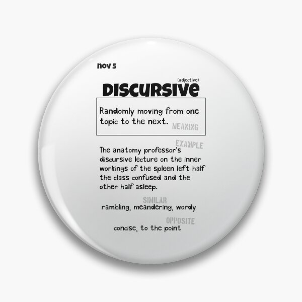 Item preview, November 5 Discursive designed and sold by Square Root of Squid.