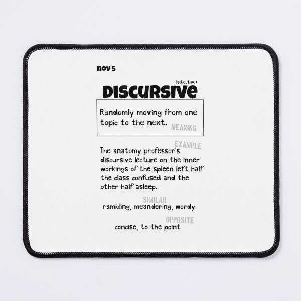 Item preview, November 5 Discursive designed and sold by Square Root of Squid.