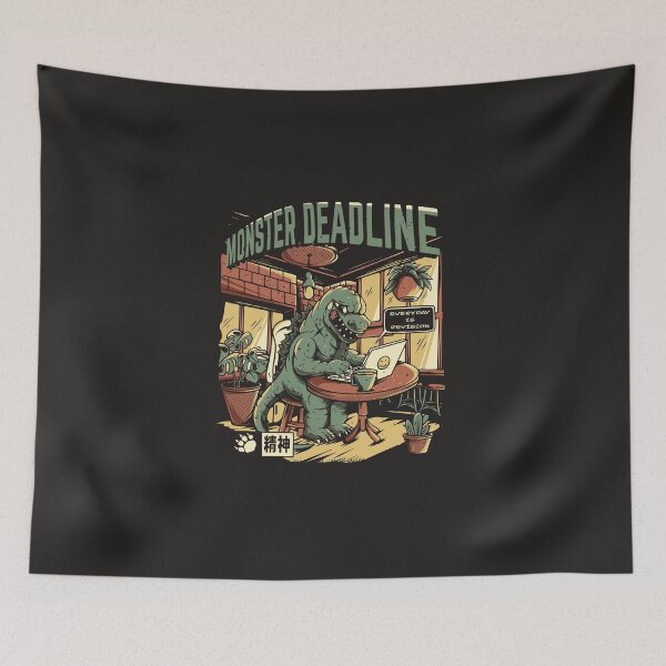 Item preview, Monster Deadline designed and sold by footmarkstudio.