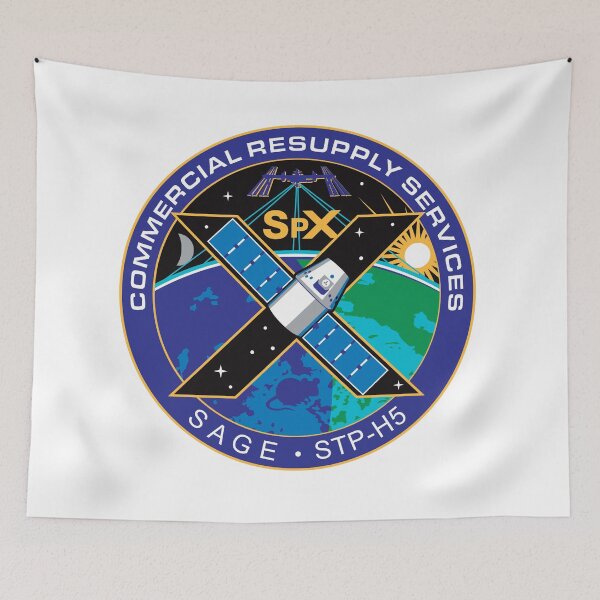 Item preview, The NASA CRS-10 Logo designed and sold by Nikki SpaceStuffPlus.