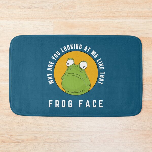 Item preview, Why are you looking at me Frog Face Funny Sarcastic Frog most offensive   designed and sold by EriksenAubrey.