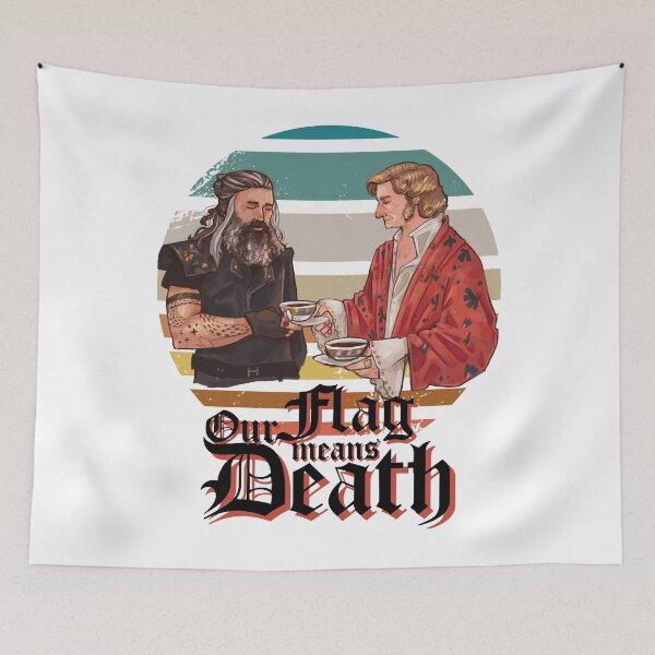 Item preview, Stede Blackbeard On Retro Sunset designed and sold by DennisSmith4.