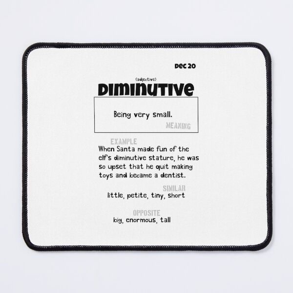 Item preview, December 20 Diminutive designed and sold by Square Root of Squid.