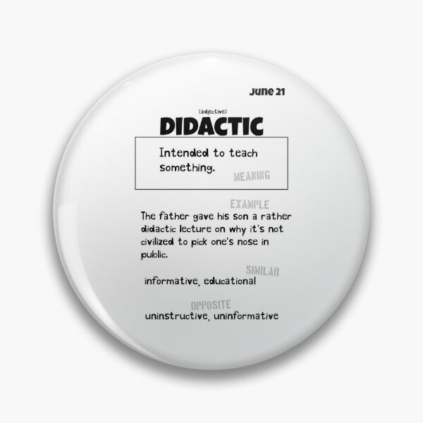 Item preview, June 21 Didactic designed and sold by Square Root of Squid.