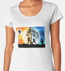 Dayman vs Nightman Women's Premium T-Shirt