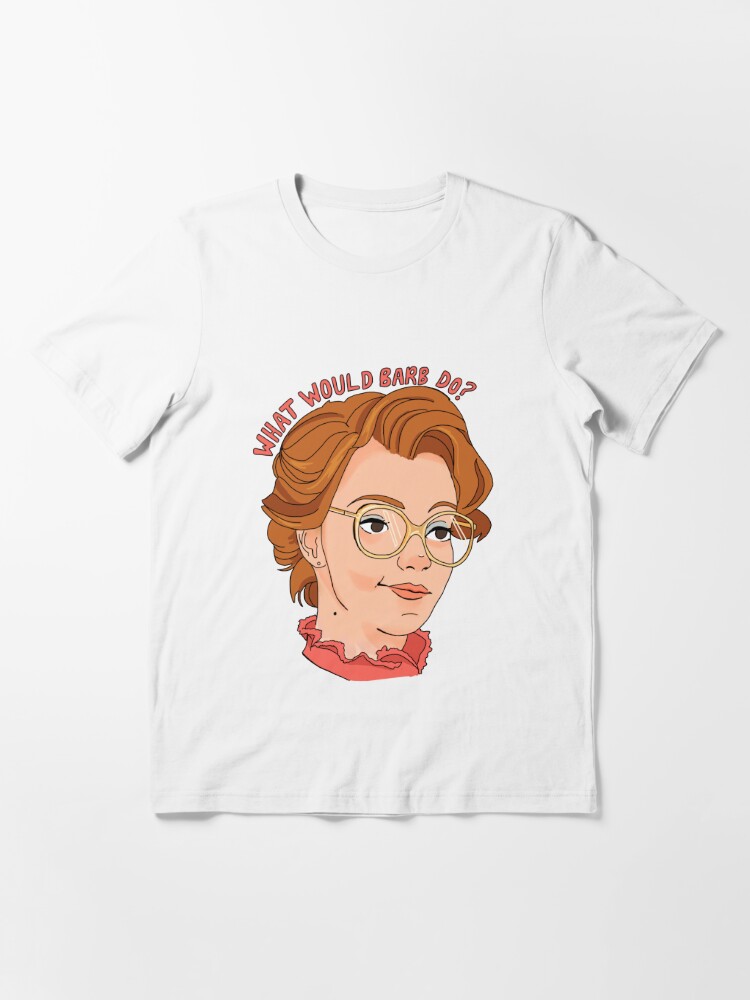 WHAT WOULD BARB DO? stranger wwbd tv show things meme Crew Neck