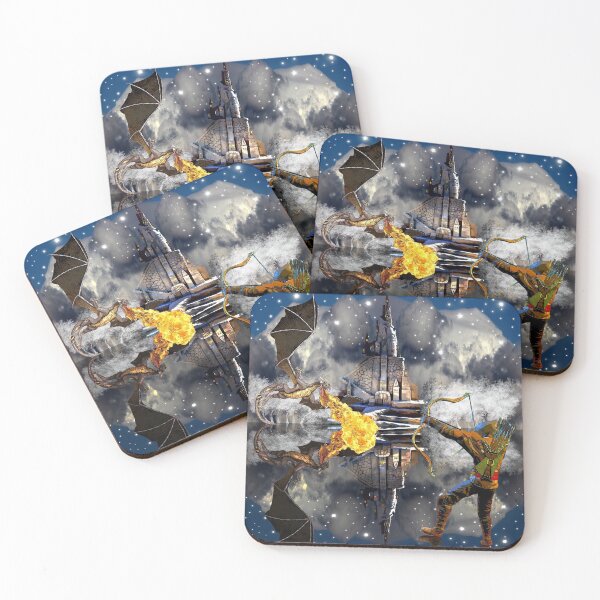 Item preview, The dragon and the archer fantasy designed and sold by Astralia.