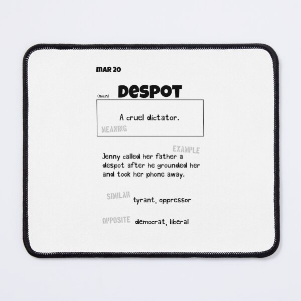 Item preview, March 20 Despot designed and sold by Square Root of Squid.
