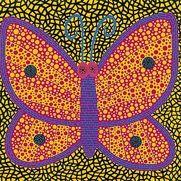 Yayoi Kusama Butterfly | Art Print