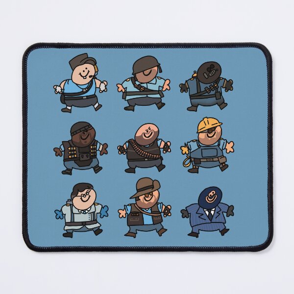 Item preview, TF2 Blu Fren Set designed and sold by MidnightKiryus.