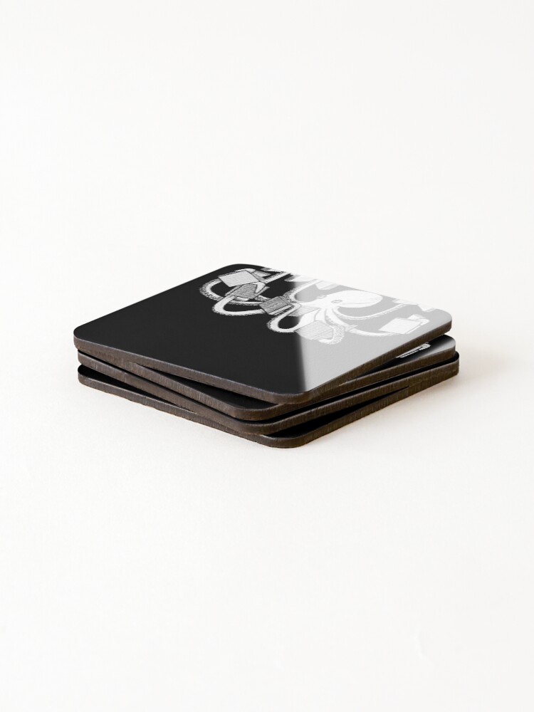 Thumbnail 4 of 5, Coasters (Set of 4), Armed With Knowledge designed and sold by ROBERTKER.