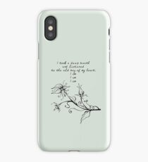 Sylvia Plath - I am, I am, I am. iPhone Case