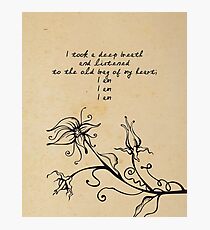 Sylvia Plath - I am, I am, I am. Photographic Print