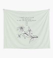 Sylvia Plath - I am, I am, I am. Wall Tapestry