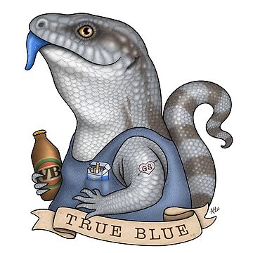 Artwork thumbnail, Baz the Bluey by miss-varanus