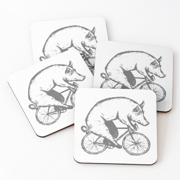 Item preview, Pig on a Bicycle Mens designed and sold by EriksenAubrey.
