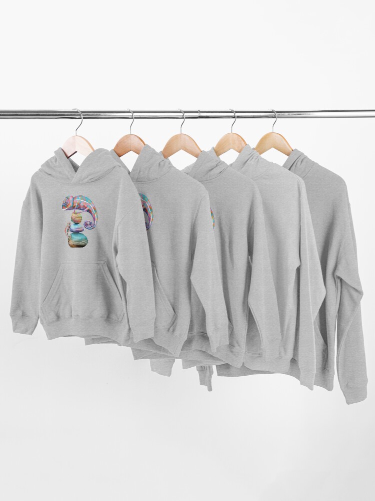 Alternate view of Chameleons Kids Pullover Hoodie
