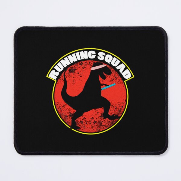 Item preview, Running Squad Dinosaur with a Baton designed and sold by EriksenAubrey.