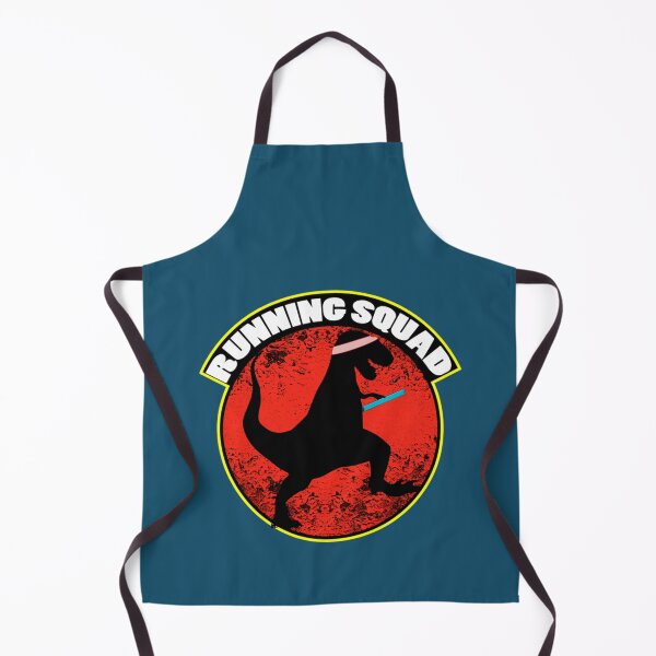 Item preview, Running Squad Dinosaur with a Baton designed and sold by EriksenAubrey.