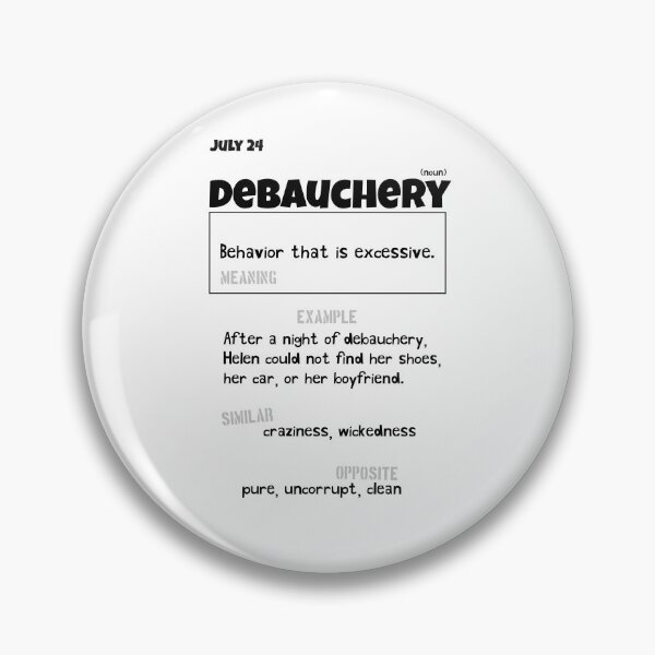 Item preview, July 24 Debauchery designed and sold by Square Root of Squid.