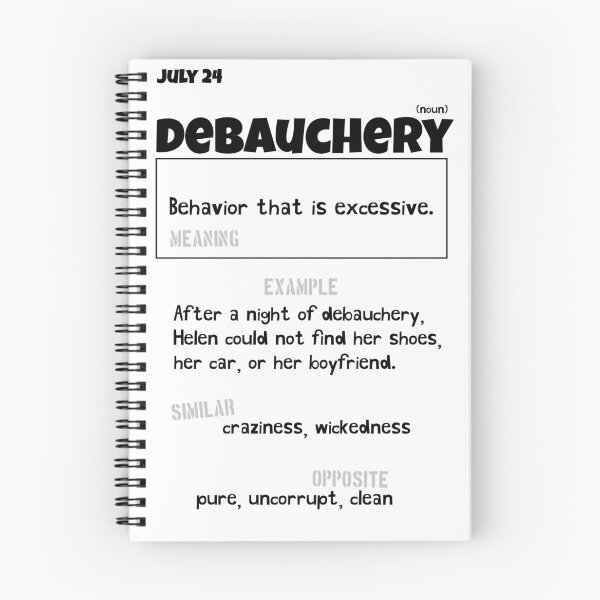 Item preview, July 24 Debauchery designed and sold by Square Root of Squid.