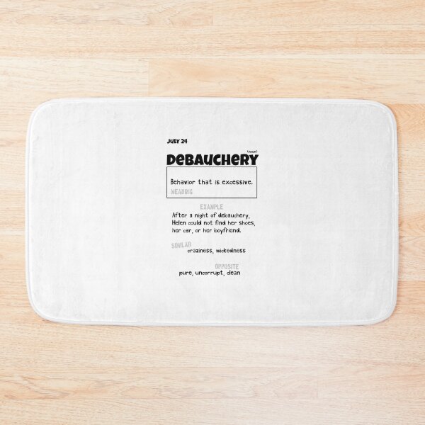 Item preview, July 24 Debauchery designed and sold by Square Root of Squid.