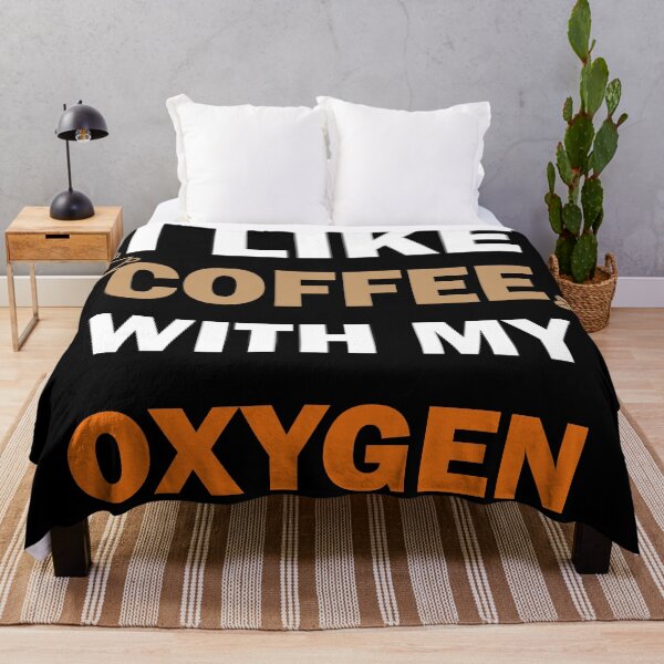 Item preview, I Like Coffee With My Oxygen Funny  designed and sold by Rami Khalifah.