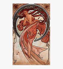 'Dance' by Alphonse Mucha (Reproduction) Photographic Print