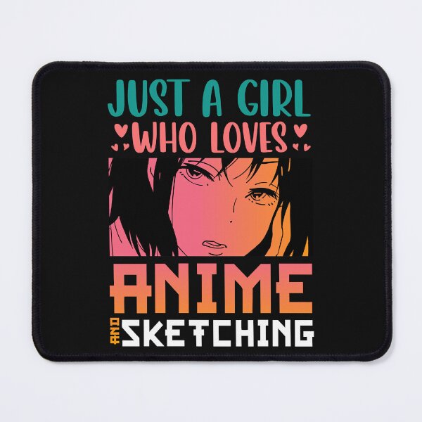 Item preview, A Girl Who Loves Anime And Sketching By Desiigner93 designed and sold by Sumner Brooks.