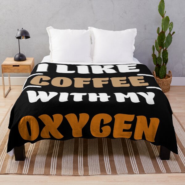 Item preview, I Like Coffee With My Oxygen Funny designed and sold by Rami Khalifah.