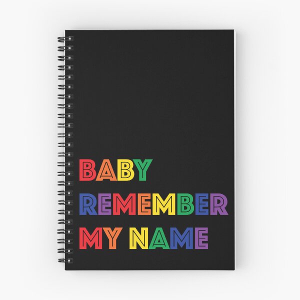 Item preview, Baby, Remember My Name in Rainbow designed and sold by ModernHexology.