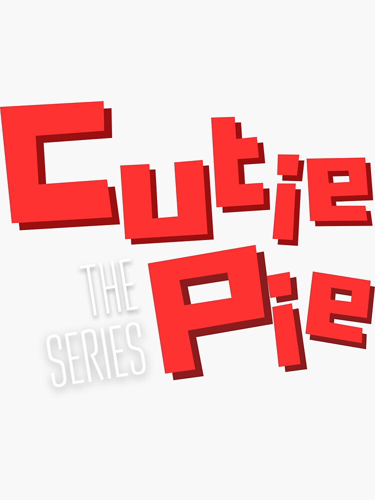 Cutie Pie the series logo | Sticker