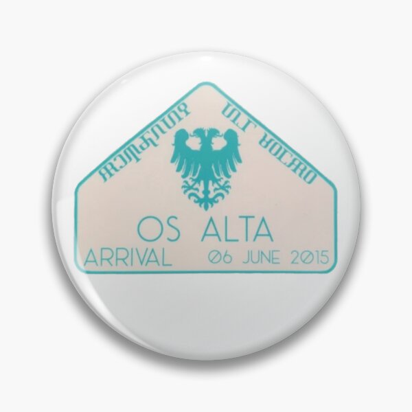 Item preview, grishaverse “os alta passport stamp” designed and sold by wishingrain.