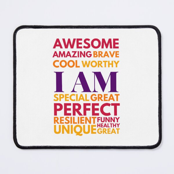 Item preview, I Am Affirmation quotes designed and sold by wildpiksel.