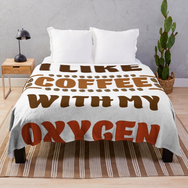 Item preview, I Like Coffee With My Oxygen Funny designed and sold by Rami Khalifah.