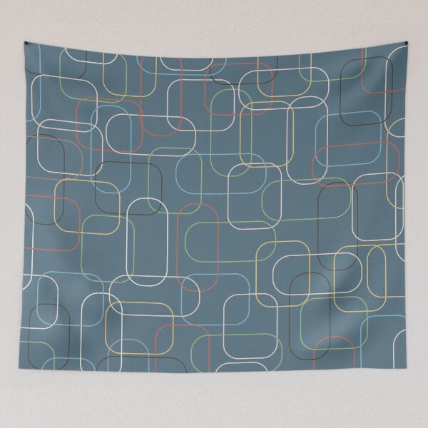 Item preview, Striped Throw Pillow pattern 1 designed and sold by blueocan.