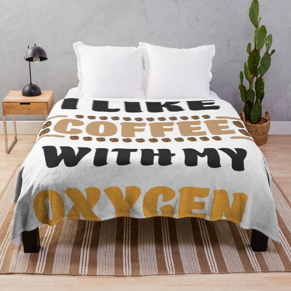 Item preview, I Like Coffee With My Oxygen Funny  designed and sold by Rami Khalifah.