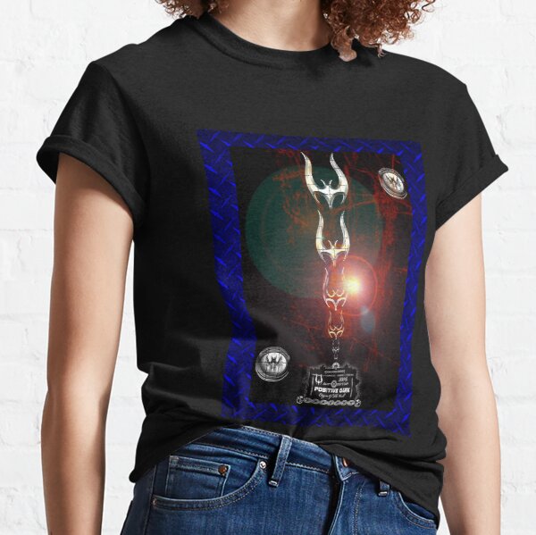 vintage)003_a1Electric BLUE-art-eddyscap Camiseta clásica