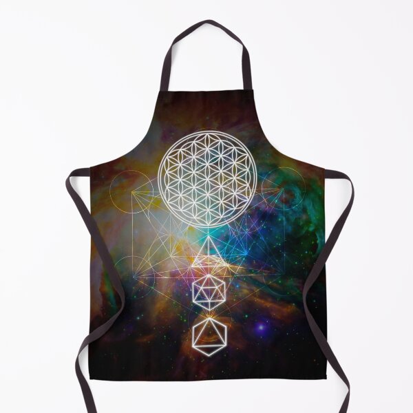 Item preview, Flower of Life Platonic Solids Sacred Geometry designed and sold by Bluepress.