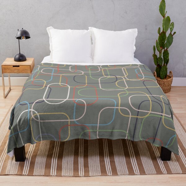 Item preview, Striped Pattern Throw Pillow pattern 3 designed and sold by blueocan.