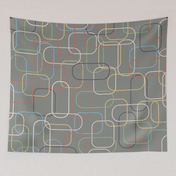 Item preview, Striped Pattern Throw Pillow pattern 3 designed and sold by blueocan.