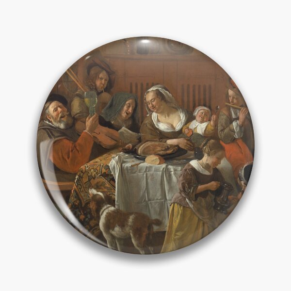 Artikelvorschau, Die fröhliche Familie, Jan Havicksz. Stein, 1668 entworfen und verkauft von Grim reaper.