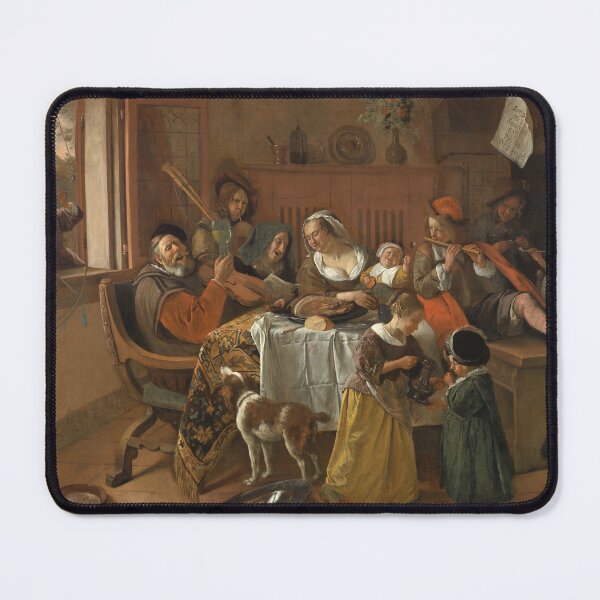 Item preview, The Merry Family, Jan Havicksz. Steen, 1668  designed and sold by Grim reaper.