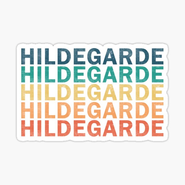 Vista previa del artículo con la obra «Hildegarde Name T Shirt - Hildegarde Vintage Retro Name Gift Item Tee», diseñado y vendido por aaronmaxi6.