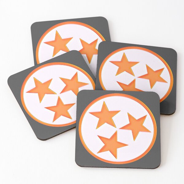 Item preview, Orange and White Tri Star designed and sold by Strings  Stan.