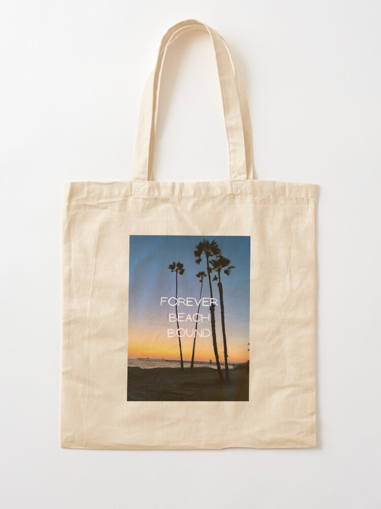 Beach Bound Canvas Tote Bag