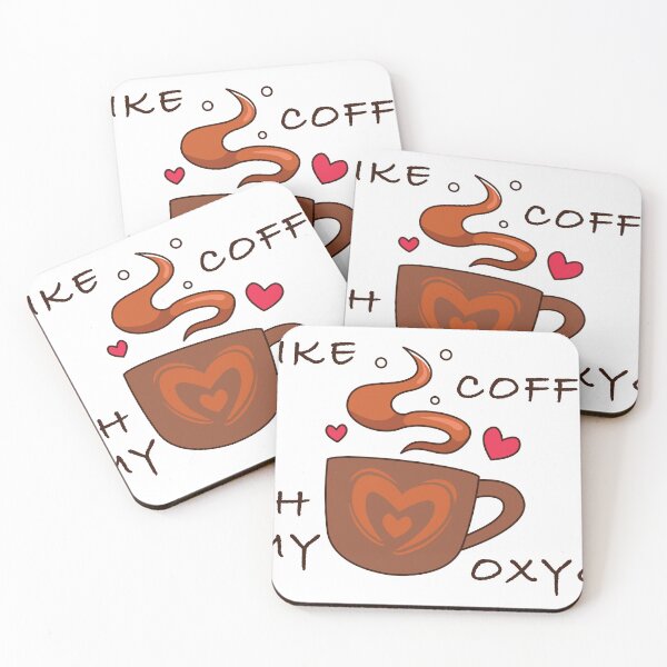 Item preview, I Like Coffee With My Oxygen Funny Design designed and sold by CJC Designs.