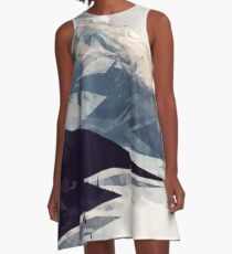 Beruhigender Berg A-Linien Kleid